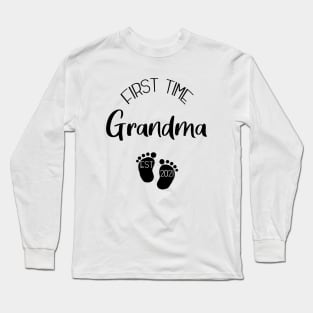 First time grandma | grandma 2021 Long Sleeve T-Shirt